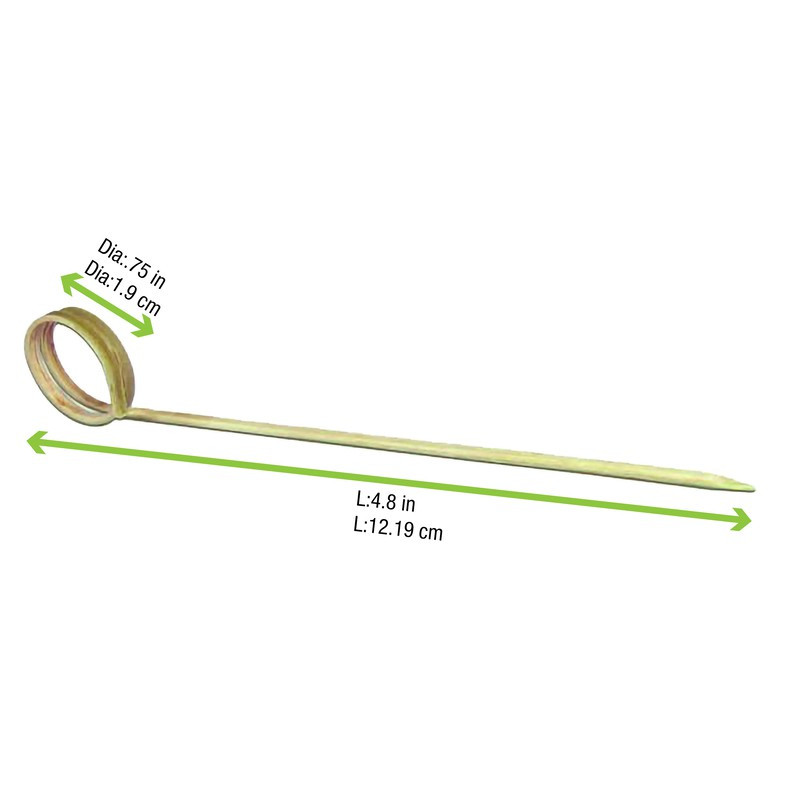 Pique pince bambou naturel 9cm - par 100 - RETIF