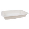 Barquette scellable pulpe laminÃ©e PLA "gastronorme" 1/4 - 26,5 cm x 16 cm x 4,5 cm