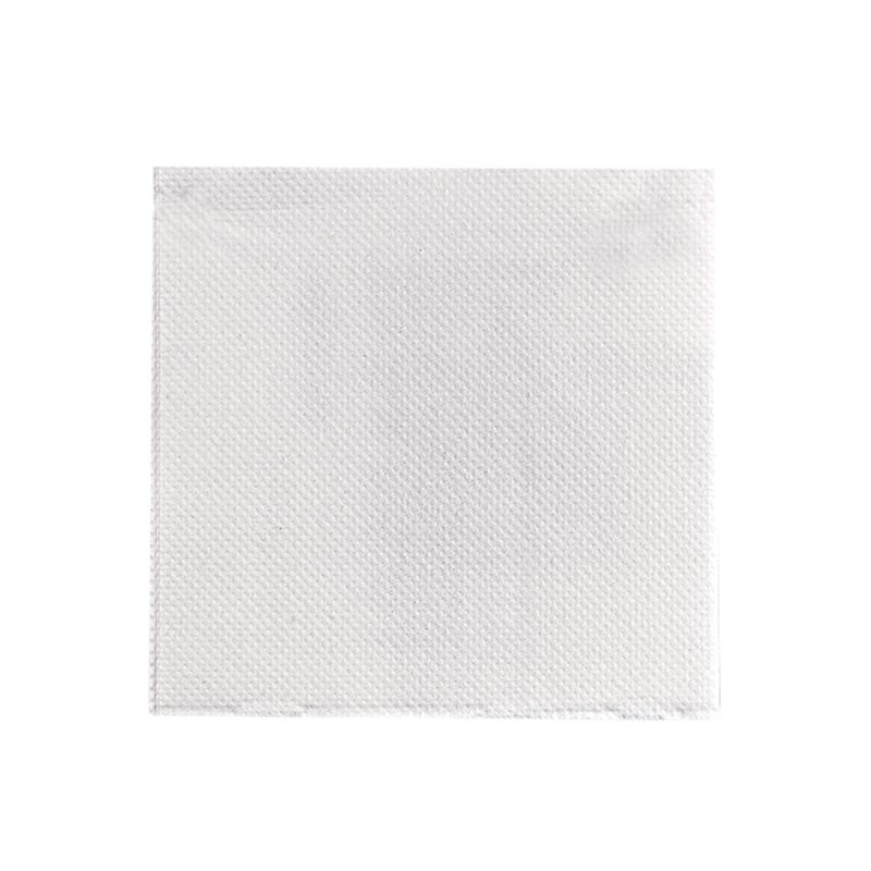 Serviette micropoint blanche 2 plis- 38 cm x 38 cm - 40 unités