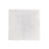 Serviette micropoint blanche 2 plis- 38 cm x 38 cm - 40 unités