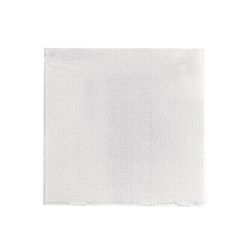 Serviette micropoint blanche 2 plis - 20 cm x 20 cm - 150 unités