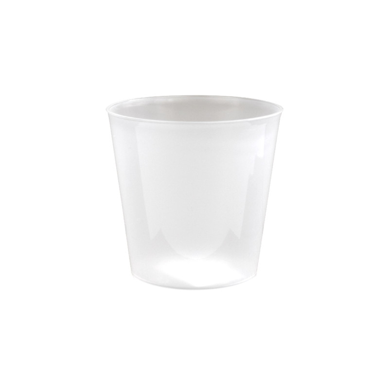 Verre Cupoly en plastique PP réemployable  300ml Ø85mm 62x H85 mm, 18pcs