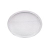 Grille à pizza ronde aluminium à fond ajouré Ø203mm H4 mm, 12pcs