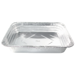 Barquette aluminium rectangulaire gastronorme 321x173mm H43mm 1700ml