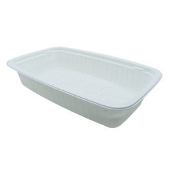 Barquette plastique "gastronorme" pour préparation froide 325x265mm H50mm 3000ml