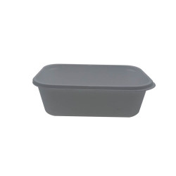 Barquette plastique PS thermoformée blanche 103x78mm H34mm 200ml