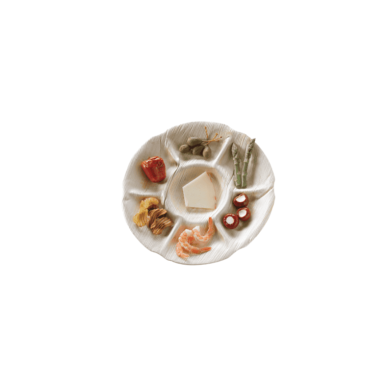 Assiette palmier ronde 7 compartiments "Palmthali"  H20mm