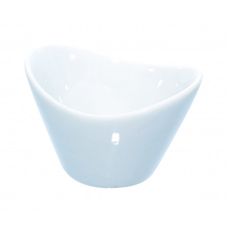 Mini pot en porcelaine blanche