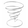 Support inox forme de cône spirale